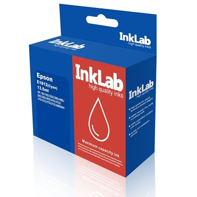 InkLab 1812 Epson Compatible Cyan Replacement Ink