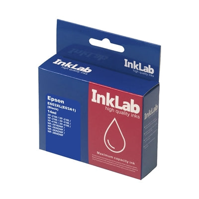 InkLab 603XL Epson Compatible Black Replacement Ink