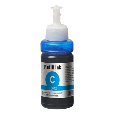 InkLab 6642 Epson Compatible EcoTank Cyan ink bottle