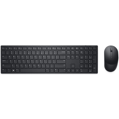 Dell KM5221W Pro Wireless Keyboard and Mouse Set for Windows, 2.4GHz Wireless, QWERTY UK English Layout, Black