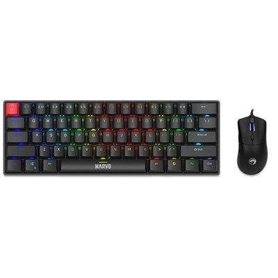 Marvo Scorpion Keyboard and Mouse Bundle, Marvo Scorpion KG933G Saber 61 Keyboard, Marvo Scorpion G950 Niro 40 Gaming Mouse
