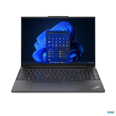 Lenovo ThinkPad E16 Laptop, 16 Inch WUXGA 1920x1200, Intel Core i3-1315U Processor, 8GB RAM, 256GB SSD, Intel UHD Graphics Graphics, Windows 11 Pro