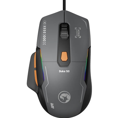 Marvo Duke 50 M368 Wired Gaming Mouse, 6 DPI levels (800 - 12800), 1000Hz Polling Rate, 13 Mode RGB Backlighting, 68g
