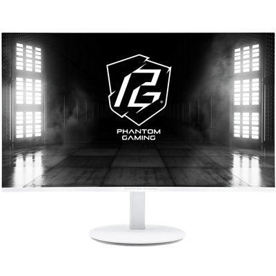 ASRock Phantom Gaming PG27FFS2E-W 27 Inch FHD (1920 x 1080) Flat IPS Gaming Monitor, 240Hz, 1ms (MPRT) Response Time, 2 x HDMI 2.1 1 x DisplayPort 1.2, 2 x 2W Speakers, Tilt, Swivel, Height, Pivot Adjustment - White