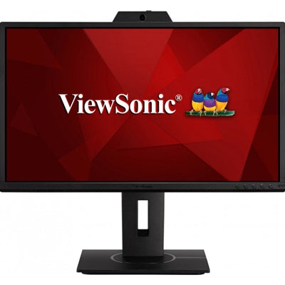 Viewsonic VG2440V 23 Inch Full HD IPS Monitor,  Widescreen, 60Hz, 5ms, VGA, HDMI, DisplayPort, Speakers, Webcam & Micrphone, Height Adjustable