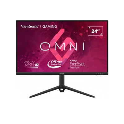 Viewsonic VX2428J 24-Inch Full HD IPS Gaming Monitor, 180Hz, Freesync, HDMI, Displayport, 0.5ms, VESA, Height Adjust, Pivot