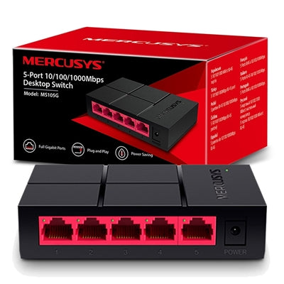 Mercusys MS105G 5 Port Gigabit Ethernet Network Switch