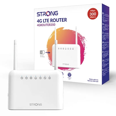 Strong 4GROUTER350UK 4G LTE CAT4 N300 Unlocked Mobile Broadband Wireless Router