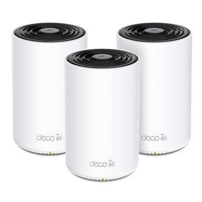 TP-Link Deco XE75 Pro(3-pack) AXE5400 Whole Home Mesh Wi-Fi 6E System(Tri-Band), 3 pack