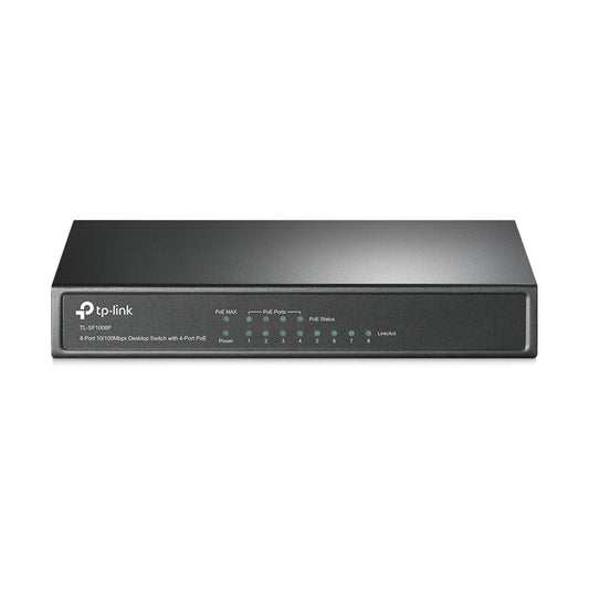 TP-Link 8-Port 10/100Mbps Desktop Switch with 4-Port PoE+