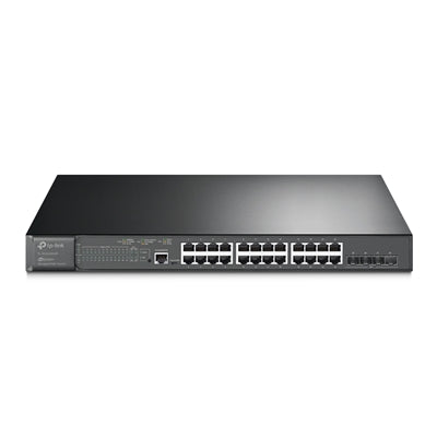 TP-Link JetStream TL-SG3428XMP 24-Port Metal Gigabit and 4-Port 10GE SFP+ L2+ Managed Switch with 24-Port PoE+ (384W)