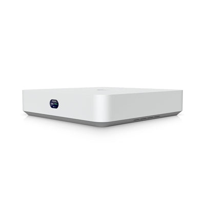 Ubiquiti UniFi Network Video Recorder Instant, Compact UniFi Protect NVR with 3.5" HDD support, featuring an integrated 6-port PoE switch, integrated HDMI View Port, and a capacity for (6) 4K cameras or (15) Full HD cameras