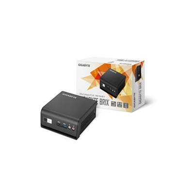 Gigabyte BRIX GB-BMPD-6005 Barebone Kit, Intel Pentium Silver N6005 2.0GHz Quad Core CPU,1 x DDR4 SO-DIMM Slot, 1 x M.2-2280 Slot, 1 x 2.5 Inch SATA III Bay, Wireless AC & Bluetooth 4.2