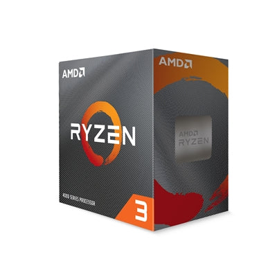 AMD Ryzen 3 4100 4 Core AM4 Processor, 8 Threads, 3.8GHz up to 4.0GHz Boost, 6MB Cache, 65W, with Wraith Stealth Cooler, No Graphics