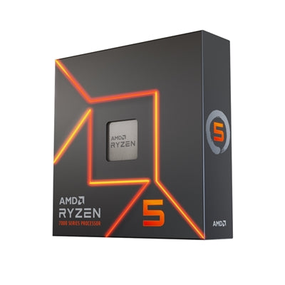 AMD Ryzen 5 7600X 4.7GHz 6 Core AM5 Processor, 12 Threads, 4.7GHz up to 5.3GHz Boost, 38MB Cache,105W, No Fan, Radeon Graphics