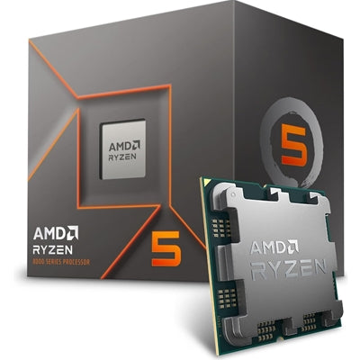 AMD Ryzen 5 8400F AM5 4.7GHz 6 Core Processor, 12 Threads, 22MB Cache, 65W TDP