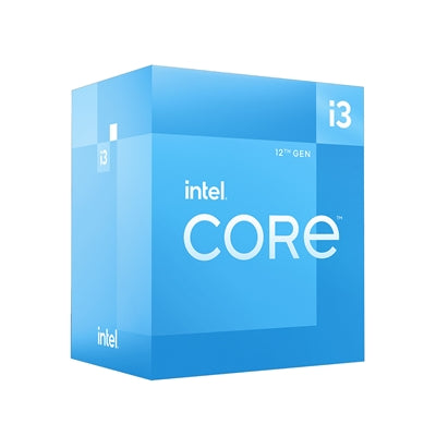 Intel Core i3 12100 4 Core Processor 8 Threads, 3.3GHz up to 4.3GHz Turbo, Alder Lake Socket LGA 1700, 12MB Cache, 60W, Maximum Turbo Power 89W, Intel UHD 730 Graphics