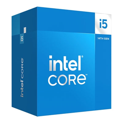 Intel Core i5 14400 10 Core Processor 16 Threads, 3.5GHz up to 4.7GHz Turbo Raptor Lake Refresh Socket LGA 1700 20MB Cache, 65W, Maximum Turbo Power 148W, Intel UHD 730 Graphics