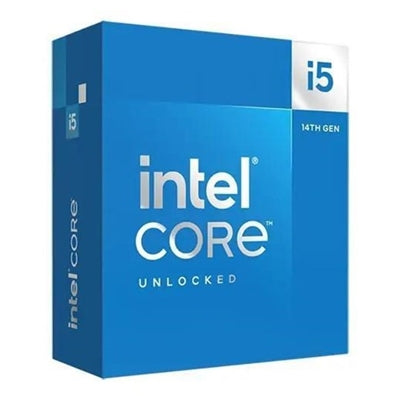 Intel Core i5 14600K 14 Core Processor 20 Threads, 2.5GHz up to 5.3GHz Turbo Raptor Lake Refresh Socket LGA 1700 20MB Cache, 65W, Maximum Turbo Power 148W, Intel UHD 730 Graphics, No Cooler