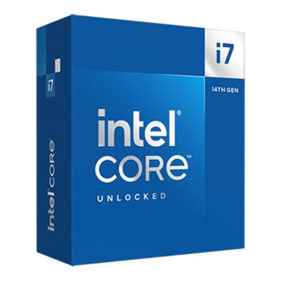 Intel Core i7 14700K 20 Core Processor, 28 Threads, 2.5GHz up to 5.6GHz Turbo Raptor Lake Socket LGA 1700 33MB Cache, 125W, Maximum Turbo Power 253W, Intel UHD 770 Graphics, No Cooler