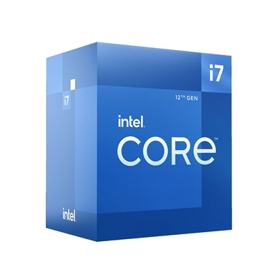 Intel Core i7 12700 12 Core Processor Processor 20 Threads, 2.1GHz up to 4.9Ghz Turbo Alder Lake Socket LGA 1700 25MB Cache, 65W, Maximum Turbo Power 180W, Intel UHD 730 Graphics