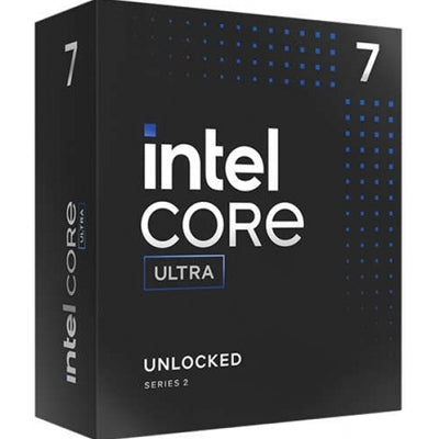 Intel Core Ultra 7 265K up to 3.9Ghz 20 Core LGA 1851 Arrow Lake Processor, 30MB Cache, 20 Threads, 5.5GHz Boost, 125w, Arc Xe2 Graphics 64EU, No Cooler