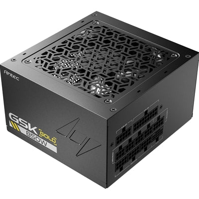 Antec GSK ATX3.1 850W Power Supply, 80 PLUS Gold, Full Modular, PCIe 5.1, JP Capacitors, Silent FDB Fan, CircuitShield Protection