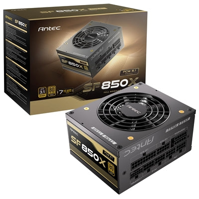 Antec SF850X 850W Power Supply - 80 PLUS Gold Certified, Fully Modular, SFX 4.1, ATX 3.1, PCIe 5.1 Ready