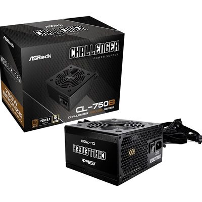ASRock PRO-650B ATX Power Supply Unit, 80 PLUS BRONZE Certified, Low noise 120mm FAN, High Efficiency PSU