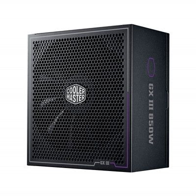 Cooler Master GX III Gold 850 ATX 3.0 850W Fully Modular 80 Plus Gold PSU Power Supply with 135mm &apos;Zero RPM&apos;-Capable Silent Fan