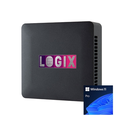 LOGIX Intel Core i5-1335U 4.6GHz 10 Core CPU, 1 x DDR4 16GB SO-DIMM, 500GB Kingston NVMe, Wireless AX & Bluetooth 5.2 Windows 11 Pro - Pre-Built