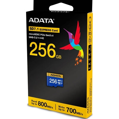 Adata Premier Extreme 256GB microSDXC SD7.1 Express Card, Nintendo Switch 2 Ready