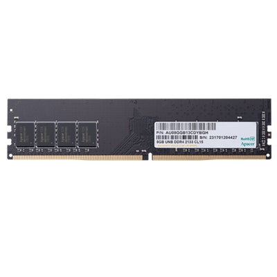 Apacer AU08GGB32CSYBGH 8GB U-DIMM System Memory, DDR4, 3200MHz, 1 x 8GB, 288 Pin, CL22, Bulk