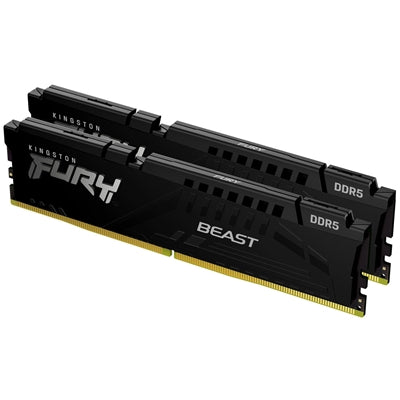 Kingston 64GB 6400MT/s DDR5 CL32 DIMM (Kit of 2) FURY Beast Black XMP