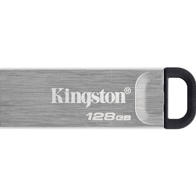 Kingston DataTraveler Kyson 128GB USB 3.2 Capless Metal USB Flash Drive