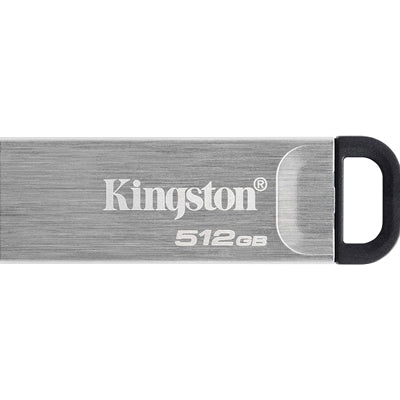 Kingston DataTraveler DTKN/512GB Kyson USB flash drive, 512 GB, USB 3.2 Gen 1 , Capless, Metal