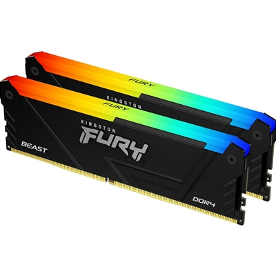 Kingston FURY Beast RGB 16GB (2x8GB) 3200MHz DDR4 Memory Kit