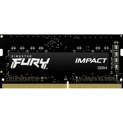 Kingston FURY Impact KF432S20IB/32 32GB (1x 32GB) SODIMM System Memory, 3200MHz, DDR4, CL20, Intel XMP