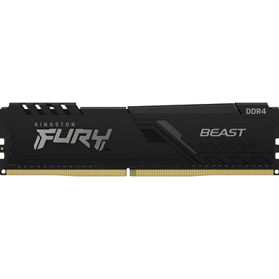 Kingston FURY Beast KF432C16BB/16 16GB (1x 16GB) DIMM System Memory, 3200MHz, DDR4, CL16, Black, Intel XMP