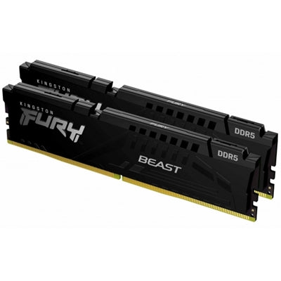 Kingston FURY Beast KF560C30BBEK2-32 32GB (2x 16GB) DIMM System Memory,6000MHz, DDR5, CL30, Black