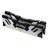 Kingston FURY Renegade KF564C32RSK2-32 32GB System Memory, DDR5, (2x16GB)  DIMM, 288-pin, 6400 MHz / PC5-51200, CL32, 1.4 V, unbuffered, Silver