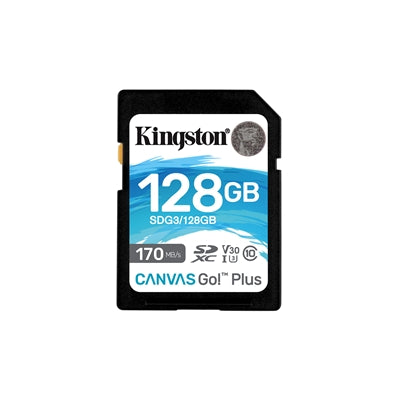 Kingston Canvas Go! Plus SDCG3/128GB 128GB Flash Card, UHS-1 (U3)