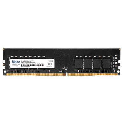 Netac NTBSD4P32SP-16 16GB DIMM System Memory, DDR4, 3200MHz, 1 x 16GB, 288 Pin, 1.35v, CL16-20-20-40