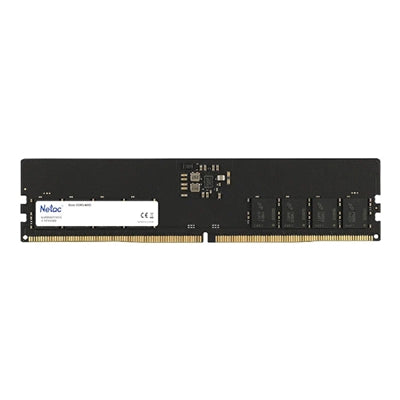 Netac NTBSD5P48SP-08 8GB DIMM System Memory, DDR5, 4800MHz, 1 x 8GB, 288 Pin, 1.1v, CL40-40-40-77 Bulk Packed