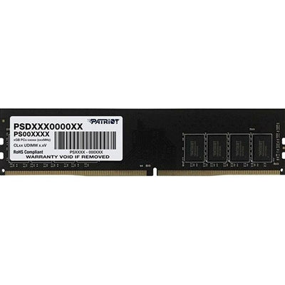 Patriot Signature Series (PSD48G32002) 8GB, DDR4, U-DIMM, 3200MTs, CL22, 288 Pin, Limited Lifetime Warranty