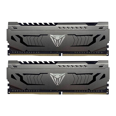 Patriot Viper Steel DDR4 16GB (2 x 8GB) 3200MHz System Memory Kit with Gunmetal Grey Heatshield