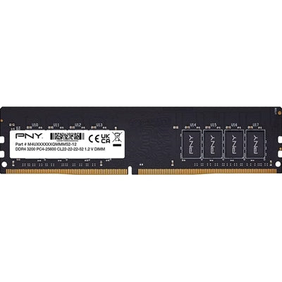 PNY Performance (MD8GSD43200-SI) DDR4 U-DIMM System Memory, 8GB (1x 8GB) 3200MHz,CL22 - Bulk