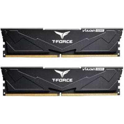 Team T-Force Vulcan FLBD516G5600HC40BDC01 System Memory, 16GB (2 x 8GB) DDR5, 5600MHz, CL40, Black