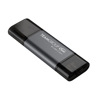 Team TX1364GC01 2 in 1 Dual OTG 64GB Flash Drive, X1 USB 3.2 Gen1, Type C & A, Plug and Play