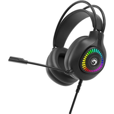 Marvo H8325 Akari 40 USB 2.0 Wired Gaming RGB Headset (Black)